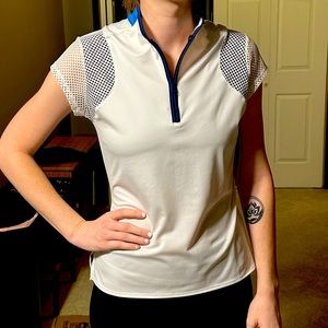 Cap sleeve sports shirt